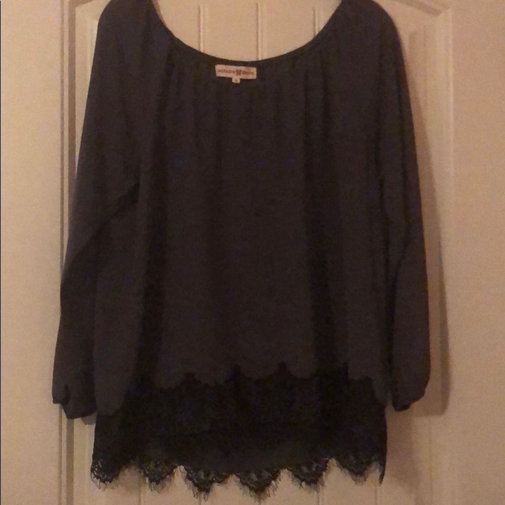 Altar’d State Grey Shirt - Picture 1 of 4